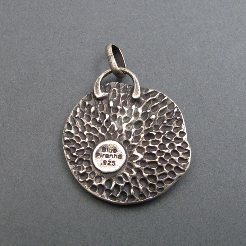 Dawn Pendant, Sterling Silver, Art Nouveau, Armand Bargas, Female Figure, Morning Rooster Necklace, French Design