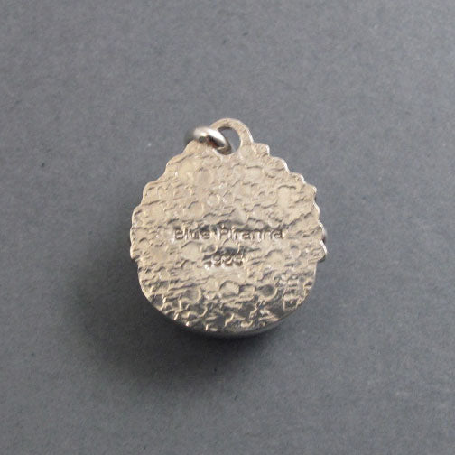 Rainbow Moonstone Pendant, Sterling Silver, Oxidized Granulation, Teardrop Necklace, One of a Kind, Wearable Art