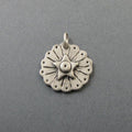 Star and Sunburst Pendant, Sterling Silver, Five-Pointed Star Charm, Celestial Jewelry Gift, Divine Energy Pendant