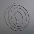 Oxidized Sterling Silver Rope Chain